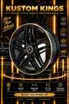 19 Inch Mercedes Benz Fitment 5 112 Pcd Black Machined Lip – Alloy Wheels