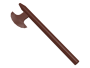 Parts Weapon - Halberd/axe 3848 - Brown