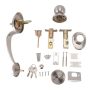 Front Door Lock Handle Set Zinc Alloy Rust Proof For Indoor Hotel