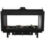 - Leo 100 Tunnel Double-sided Glass Gas Fireplace