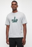 Polo Men Sport Short Sleeve Logo Tee - Grey Melange