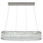 Horizontal Crystal Chandelier With Remote Control