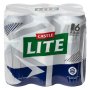 Castle Lite Premium Lager Beer 6 X 410ML