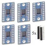 Hiletgo 5PCS TXS0108E High Speed Full Duplex 8 Way 8 Channel Level Conversion Module 8-BIT 8 Ch Logic Level Bi-directional Conve