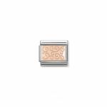 Rose Gold Swirls Link