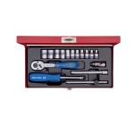 Socket Set 1 4" Metric 4-13MM 16PC