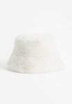 Fluffy Bucket Hat - White