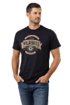 Wildebees tshirt Black WMA581 Heritage Scroll