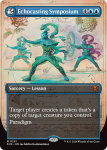 Echocasting Symposium Borderless Secrets Of Strixhaven - Damaged Foil