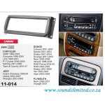 11-014 Jeep Chrysler Dodge In Dash Car Radio Trimplate