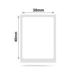 NB185 - - B1 B21 B3S B4 - 30X40MM - 180 White Labels