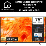 Samsung Neoqled QN70H 4K Vision Ai Smart Tv - 75 Inch 2026 Model
