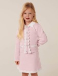 Miriam Girls Scallop Knit Skirt - 10-12 Yrs Light Pink Marle