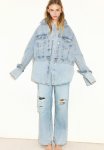 Wide Ultra High Jeans - Light Denim Blue