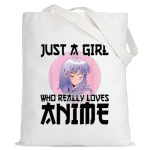Levlo Anime Lover Make Up Bag - Cosmetic Bag Gift For Anime Fans