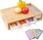 Three Drawers Bamboo Chopping Board - Fine Living