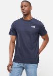 Short Sleeve Red Box Tee - Navy