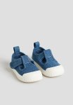 Cotton Sandals - Dark Denim Blue