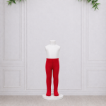 Knitted Tights – Red
