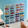 Contemporary Acrylic Display Case For Toy Car Collection Clear Stackable Storage Organizer For Diecast Models Multi-compartment Showcase For Small Vehicles Capacity For 1 Set