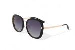 Women Black Is Polarised Oval Sunglasses K1912