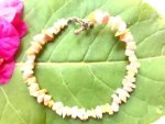 Pink Opal Chip Stone Bracelet B127