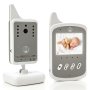 BabyWombWorld 2.4" Lcd Digital Wireless Video Baby Monitor - White