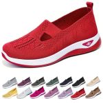 Orthopedic Shoes For Women Wide Width Breathable Walking Comfortable Slip On Non Slip Food Service Lightweight Arch Support Snea