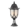 Eurolux - Lantern - Alabaster - Pedestal - Black Silver