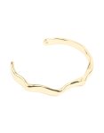 Goldair Gold Plated Organic Wavy Wrist Cuff