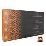 Caffeluxe Intense Roast Aluminium Nespresso Compatible Coffee 40 Pod Set