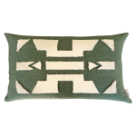 Natura L On Green Punch Needle Ndebele 1 Scatter Cover - 60CM X 40CM