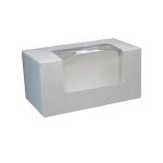 Cupcake Box With Insert 2 Pvc Window 18X10X9CM Pearl Tbd