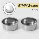 Coffee Accessories Filter Basket 51MM Pressurized Double 2PCS 51MM-2-CUPS