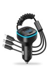 Hoco Xo BCC07 3 In 1 Multifunctional Car MP3 Charger And Fm Transmitter