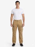Soviet Mens Cargo Pants In Khaki - Khaki 38