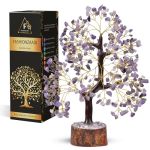 Fashionzaadi Amethyst Crystals Tree Of Life - Stones And Crystals - Bonsai Tree - Good Luck Gifts For Women - Meditation Accesso