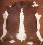 A Grade Nguni Hide 227 Brown white XXL - Extra Extra Large Brown white Panelled