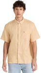 Lacoste Men's Short Sleeved Linen Shirt Croissant Xx-large