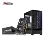 Syntech Asus Uwm 2 Gaming Chassis graphics Card power Supply Combo A31 Plus Rx 7600 Prime 750W