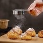 Stainless Steel Handheld MINI Flour Sifter 40 Mesh Powdered Sugar Sifter Cocoa Powder Sprinkler Baking Home Mesh Sifter