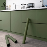 1 Roll Self-adhesive Wallpaper Green Self-adhesive Contact Paper Peel And Stick Vinyl Waterproof Removable Living Room Kitchen B