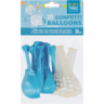 Thingz Light Blue Confetti Balloons 10 Pack