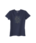 Endless Summer Womens T-Shirt Gold Flower