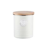 Living Cream Tea Canister