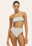 Brazilian Bikini Bottoms - Silver-coloured & Glittery