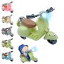 Lufzfeu Doll Accessories Electric Scooter Toy With Lights & Music Rotate 360 5 Colors Available Cute Motorcycles For Dolls Decor