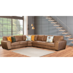 Harley 4 Piece Corner Lounge Suite Taupe