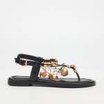Athena 2 Flat Sandal - Black - Black 5