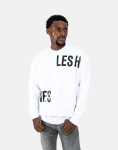 Multi Font White Sweatshirt - XXL White